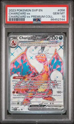 2023 Pokemon SV Black Star Promos 056 Charizard ex PSA 10 86452744 - Image 1