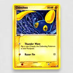 Chinchou 52/115 Unseen Forces Regular Pokemon TCG NM - Image 1