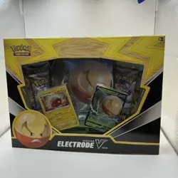 Pokemon TCG Hisuian Electrode V Card Box - 42 Cards 820650851216 - Image 1