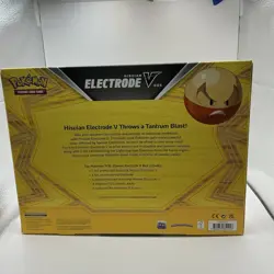 Pokemon TCG Hisuian Electrode V Card Box - 42 Cards 820650851216 - Image 2