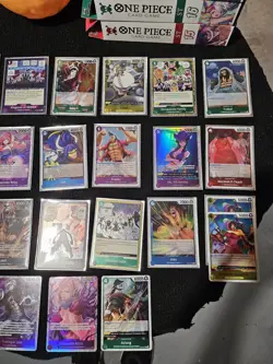 One Piece TCG Card Bundle With Devil Fruit Card Cases. - Image 3