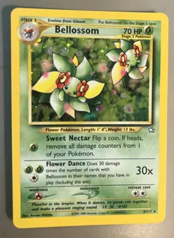 Bellossom Pokemon 3/111 Neo Genesis Holo 2000 Card - Image 1