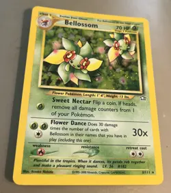 Bellossom Pokemon 3/111 Neo Genesis Holo 2000 Card - Image 2