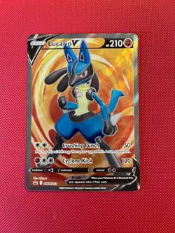 Lucario V SWSH213 Holo Promo Sword & Shield Promo Pokemon Near Mint - Image 1