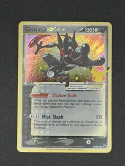 Pokemon Celebrations Promo Greninja Foil Card Rare SWSH144 - Image 1