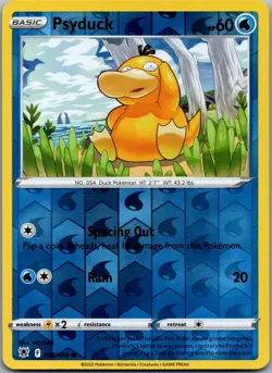 Psyduck 028/189 Common Astral Radiance Pokemon Reverse Holo Near Mint - Image 1
