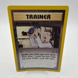 2002 Pokemon Professor Elm Best of Game Promo #3 Reverse Holo LP - Image 1
