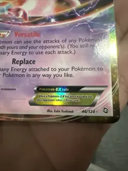 Pokemon TCG Mew EX Ultra Rare Holo Dragons Exalted 46/124 - Image 5