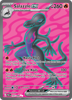Salazzle ex 101/088 Perfect Order Ultra Rare Holofoil Near Mint Pokemon TCG - Image 1