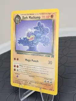 Dark Machamp Non-Holo Team Rocket Set 27/82 Trading Card Excellent Condition - Image 2