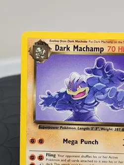 Dark Machamp Non-Holo Team Rocket Set 27/82 Trading Card Excellent Condition - Image 4