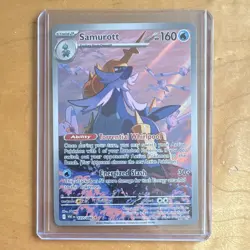 Pokemon TCG Samurott 107/086 Sv: White Flare Illustration Rare Holo ENG - Image 1