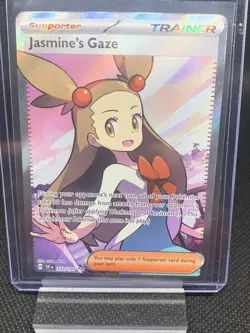 Pokemon TCG Jasmine's Gaze 233/191 Surging Sparks Trainer Full Art Holo Eng - Image 1