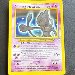 Nintendo Pokemon TCG Shining Mewtwo 109/105 Neo Destiny Holo Secret Rare Eng - Image 1