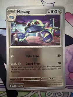 Metang 060/086 Common Chaos Rising Pokemon Reverse Holo Near Mint - Image 1