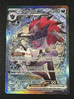 N's Zoroark ex 286/217 Me: Ascended Heroes Holo SIR Pokemon - Image 1