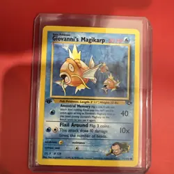 Pokemon Giovanni's Magikarp 73/132 First Edition Gym Challenge Regular Card - Image 1