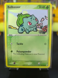 Bulbasaur 45/100 Crystal Guardians Regular Pokemon TCG. Light Play Condition. - Image 2