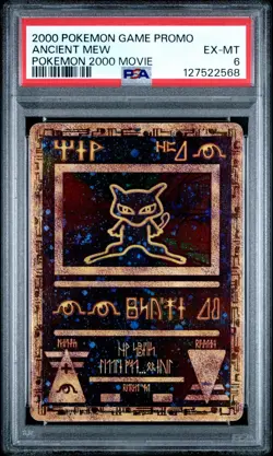Ancient Mew Promo Pokemon the Movie 2000 Holo Card PSA 6 - Image 1