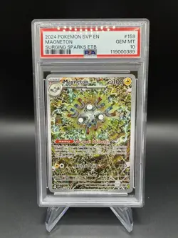 Pokemon TCG Surging Sparks Magneton ETB Promo - PSA 10 - Image 1