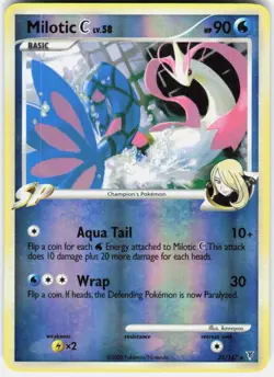 Milotic C 35/147 Rare Supreme Victors Pokemon Reverse Holo Moderately Played - Image 1