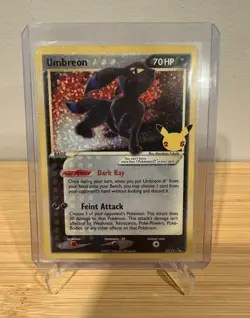 Pokemon TCG POP Series 5 Umbreon 17/17 Holo Rare 70 HP English (2007) - Image 1