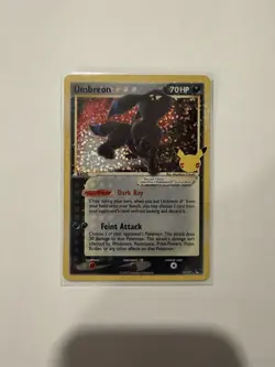 Pokemon TCG POP Series 5 Umbreon 17/17 Holo Rare 70 HP English (2007) - Image 2