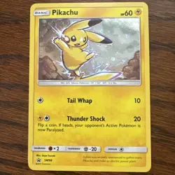 Pokemon Pikachu SM98 Black Star Promo Holo NM Rare Sun & Moon TCG - Image 3