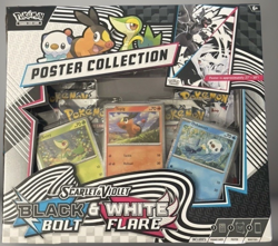 Pokemon TCG SV10.5 Black Bolt & White Flare Unova Poster Collection Box Sealed - Image 2