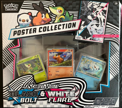 Pokemon TCG SV10.5 Black Bolt & White Flare Unova Poster Collection Box Sealed - Image 3