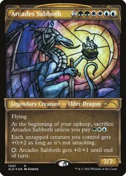 Arcades Sabboth - Textured Foil Showcase SLD NM MTG - Image 1