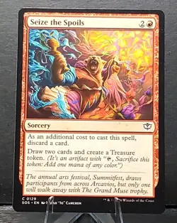 MTG #0129 SEIZE THE SPOILS Sorcery Secrets of Strixhaven TCG Game card⚔NM/MT - Image 1