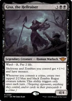 Gisa, the Hellraiser 89 Outlaws of Thunder Junction Magic: The Gathering NM - Image 1