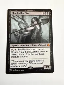 MTG Ghoulcaller Gisa JMP 236 Mythic Rare Showcase EN - Image 1