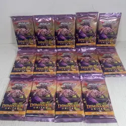 10x Dominaria United Set Booster Pack Magic The Gathering New Sealed NIP - Image 1