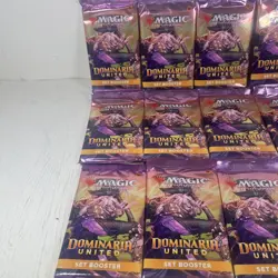 10x Dominaria United Set Booster Pack Magic The Gathering New Sealed NIP - Image 2