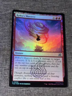 Roku's Mastery Foil Avatar: The Last Airbender Eternal 243 NM MTG - Image 1