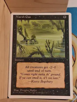 Marsh Gas MTG Core Set 4th Edition Regular - Image 1