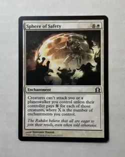 Sphere of Safety - LP - Return to Ravnica MTG Magic The Gathering Card English - Image 1