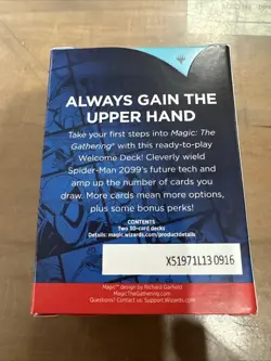 New Magic Gathering Marvel Spider-Man 2099 Welcome Deck Starter Blue NYCC 2025 - Image 3