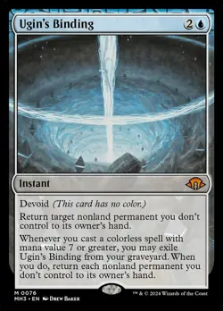 1x Ugin's Binding - Foil MTG - Modern Horizons 3 - NM-Mint - Image 1
