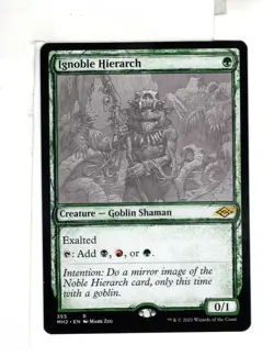 MTG SkeenAB Ignoble Hierarch SHOWCASE from MH2. NM. - Image 1