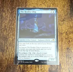 Wizards of the Coast MTG The Reality Chip 074/302 Rare Regular English NEO - Image 1