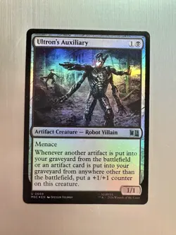 Ultron’s Auxiliary - 669 - MTG: Marvel Super Heroes - Uncommon - FOIL - Image 1