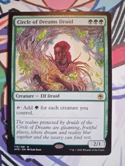 Circle of Dreams Druid Adventures in the Forgotten Realms Regular 176 Rare NM - Image 1