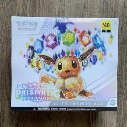 Pokemon Prismatic Evolutions Elite Trainer Box ETB Scarlet Violet Eevee Promo - Image 1