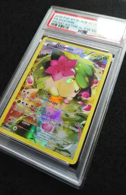 2016 Pokemon Black Star Promo #XY115 Mythical Shaymin EX Full Art PSA 9 MINT POP - Image 3