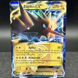 Zapdos EX 48/135 Ultra Rare BW Plasma Storm Pokemon Card #A - Image 1