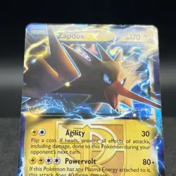 Zapdos EX 48/135 Ultra Rare BW Plasma Storm Pokemon Card #A - Image 5