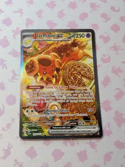 Dachsbun ex 169/142 Sv07: Stellar Crown Holo Pokemon TCG - Image 1